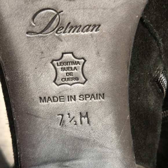 Delman Suede Ankle Boots - Picture 5 of 9